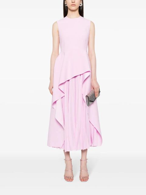 Solace London The Severny peplum midi dress - Pink - zdjęcie produktu nr 2