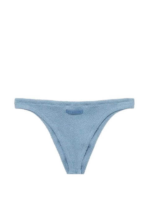 MC2 Saint Barth Naomi crinkled bikini bottom - Blue - zdjęcie produktu nr 1