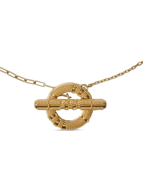 Burberry Check Granulation necklace - Gold - zdjęcie produktu nr 2