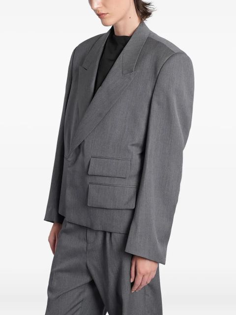 ENTIRE STUDIOS double-breasted blazer - Grey