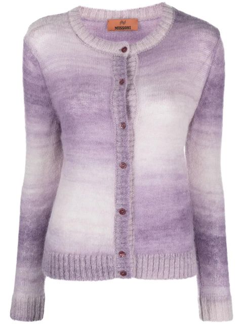 Missoni alpaca-blend cardigan - Purple - zdjęcie produktu nr 1
