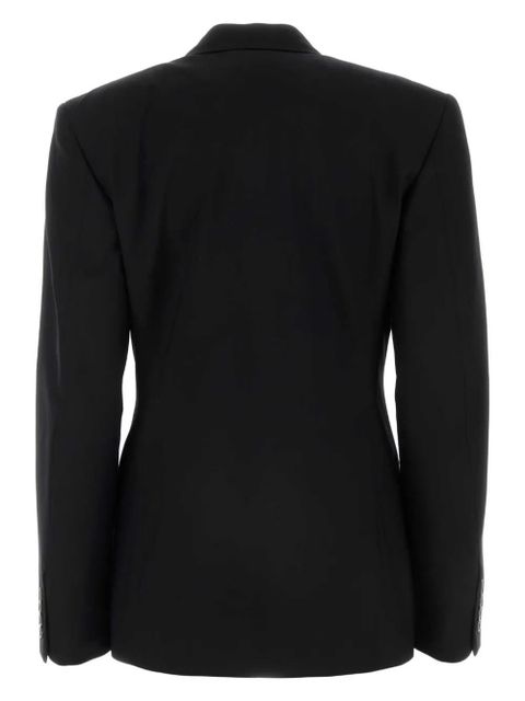 Balenciaga single-breasted wool blazer - Black - zdjęcie produktu nr 2