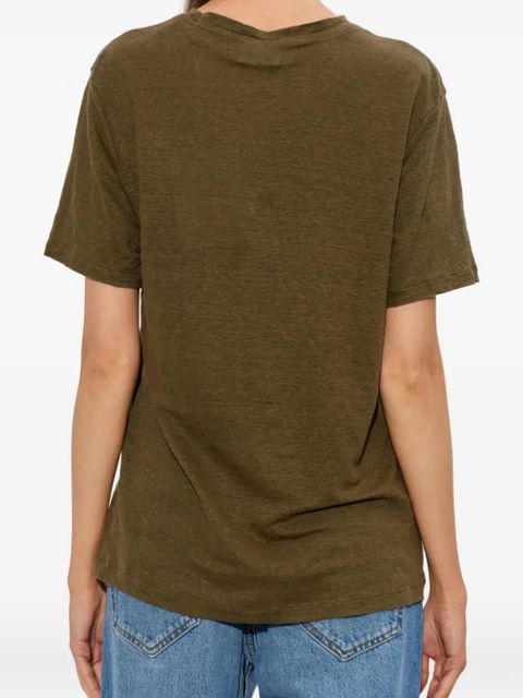 ISABEL MARANT Zewel logo-print T-shirt - Green
