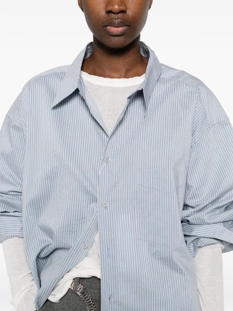 Maison Margiela striped shirt - Blue