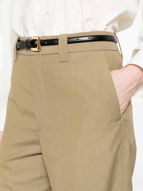 LEMAIRE straight tailored trousers - Green