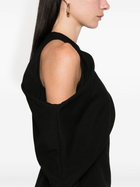 KHAITE asymmetric dress - Black