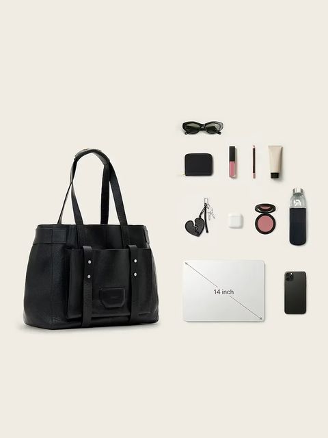 AllSaints torebka skórzana URSA