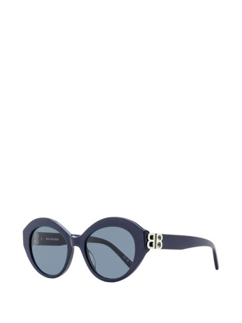 Balenciaga Eyewear BB0133 oval-frame sunglasses - Blue - zdjęcie produktu nr 2