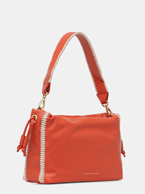 Tommy Hilfiger torebka kolor pomarańczowy AW0AW17541 - zdjęcie produktu nr 2