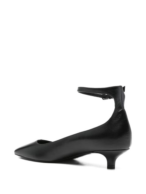 TOTEME square-toe nappa pumps - Black