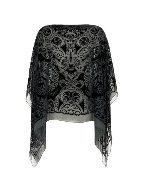 ETRO patterned silk blouse - Black - zdjęcie produktu nr 2