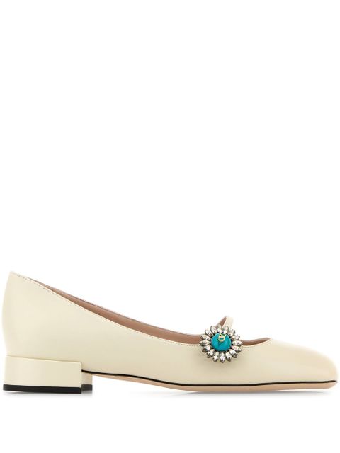 Valentino Garavani 20mm Preshoes Mary-Jane ballet flats - Neutrals - zdjęcie produktu nr 1