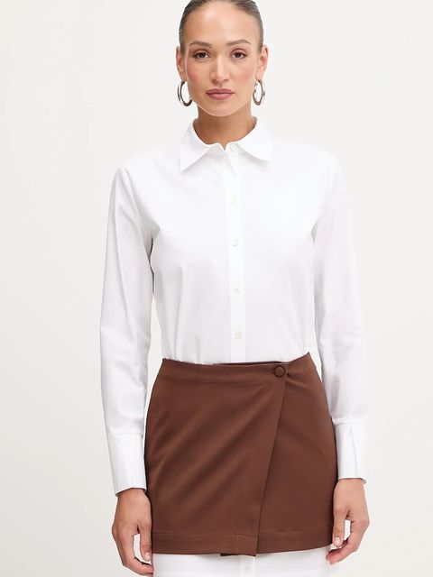 Patrizia Pepe sukienka kolor biały mini prosta 8A1562 A623 - zdjęcie produktu nr 1