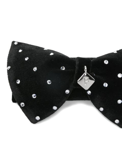 Ferragamo crystal-embellishment hair clip - Black