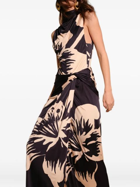 Johanna Ortiz Luminosity floral skirt - Black