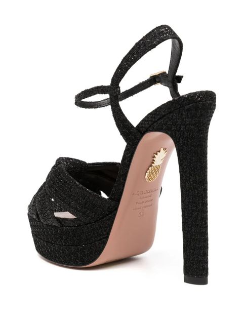 Aquazzura 140mm Nina sandals - Black