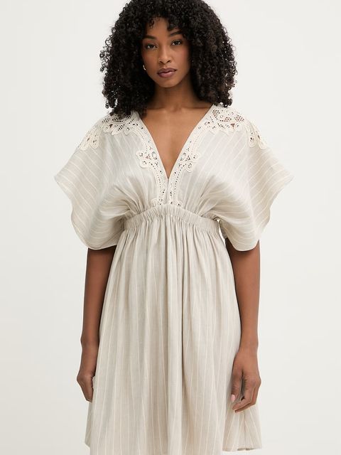 Twinset sukienka letnia z lnem - zdjęcie produktu nr 1