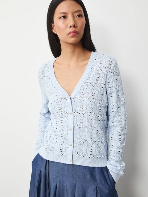 Medicine kardigan bawełniany