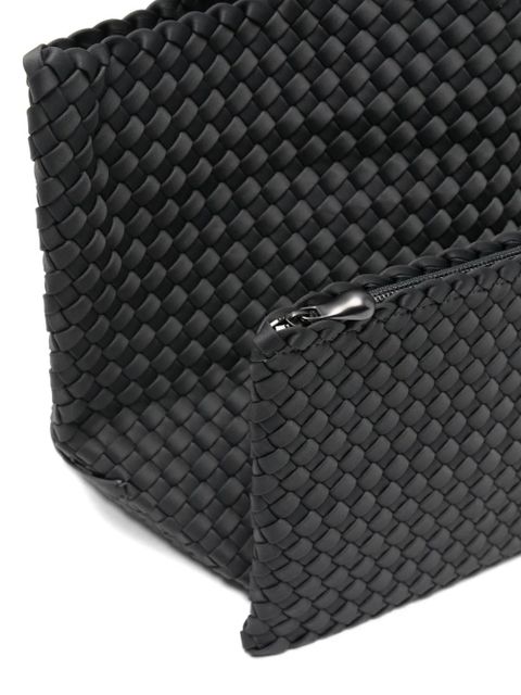 NAGHEDI medium St. Barths woven tote bag - Black