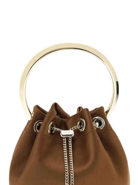Jimmy Choo Bon Bon ring-handle bucket bag - Brown - zdjęcie produktu nr 2