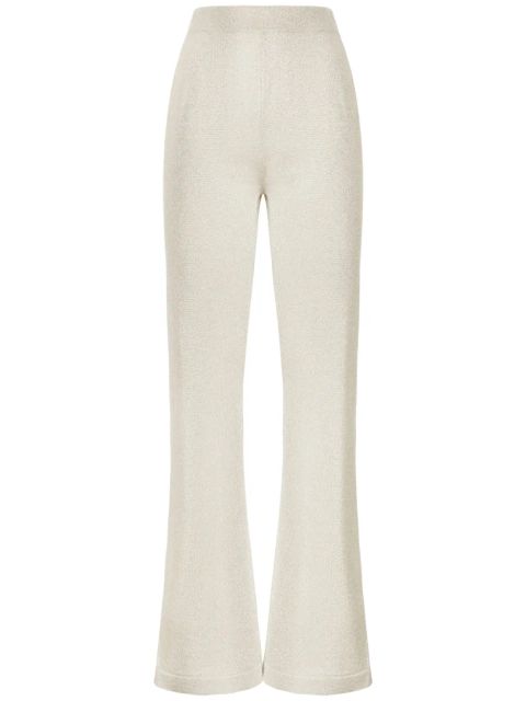 Missoni high-waisted flared trousers - Neutrals