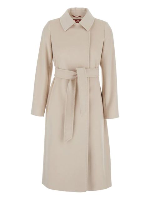 Max Mara belted-waist coat - Neutrals - zdjęcie produktu nr 1