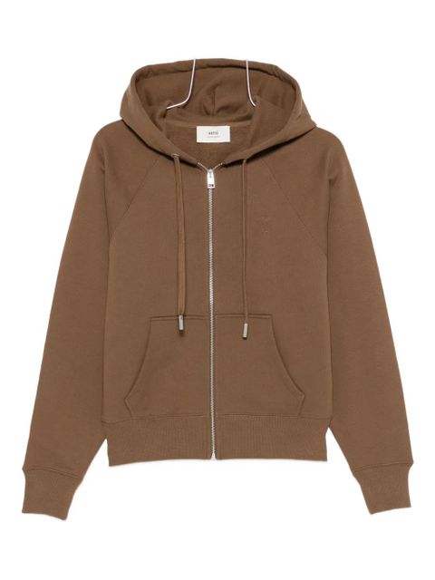 AMI Paris Ami De Coeur hoodie - Brown - zdjęcie produktu nr 2