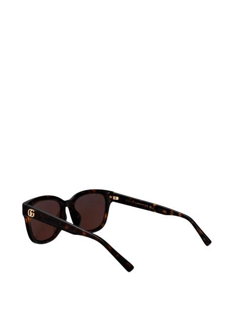 Gucci Eyewear Double G square-frame sunglasses - Brown