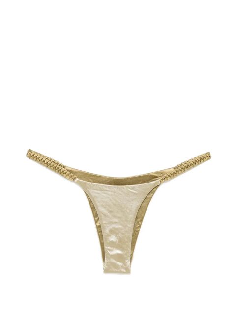 Isa Boulder High Weave bikini bottom - Gold - zdjęcie produktu nr 1