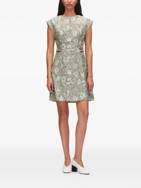 3.1 Phillip Lim floral tie back mini dress - Neutrals - zdjęcie produktu nr 2