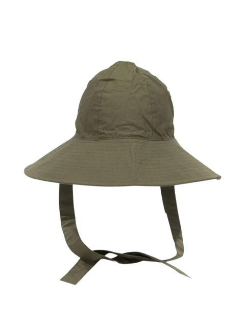 Barbour Kershope logo-plaque tie-fastening hat - Green - zdjęcie produktu nr 1