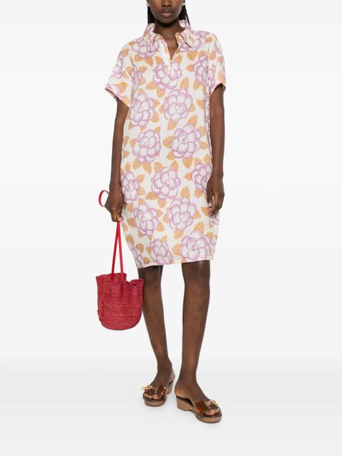 Marni short-sleeves midi dress - White - zdjęcie produktu nr 2