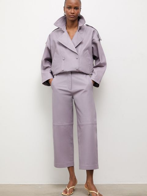 Answear.LAB spodnie damskie skórzane MADELINE z kolekcji Unscripted