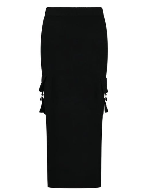 Blumarine pocket-detail knit skirt - Black - zdjęcie produktu nr 2