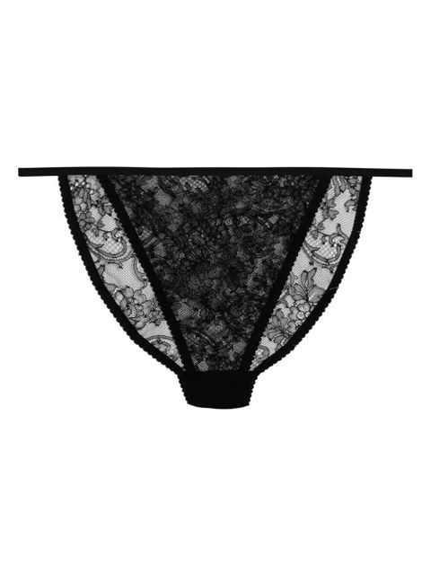 Dolce & Gabbana lace-trimmed thong - Black - zdjęcie produktu nr 1