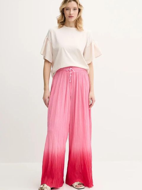 Pinko t-shirt damski kolor beżowy 104965 A2HX - zdjęcie produktu nr 2