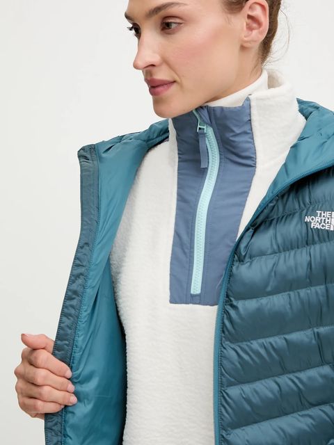 The North Face kurtka Huila kolor turkusowy przejściowa NF0A8DW7BQ51