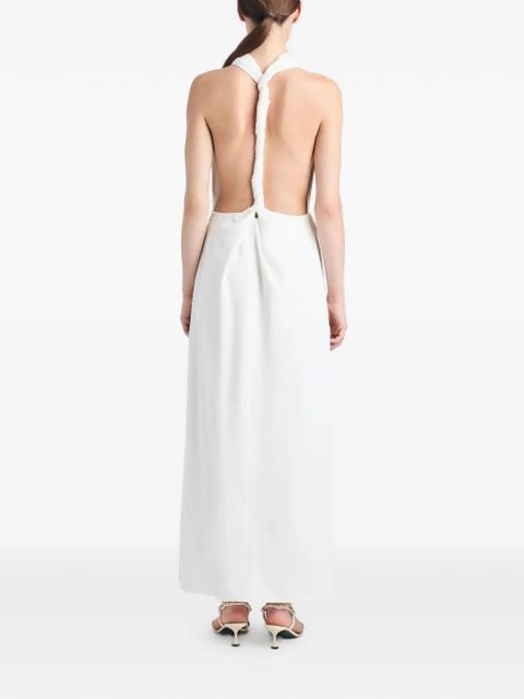Proenza Schouler twisted back Selena dress - White