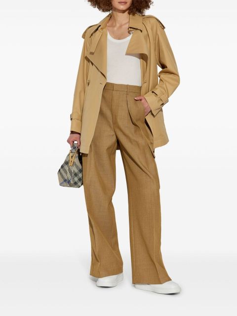 Burberry belted trench jacket - Neutrals