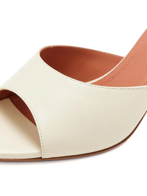 Amina Muaddi 70mm Lupita sandals - White - zdjęcie produktu nr 2