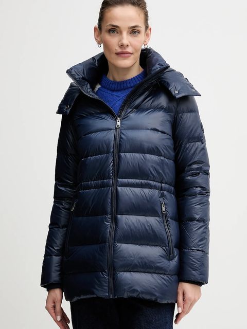 Tommy Hilfiger kurtka puchowa kolor granatowy przejściowa WW0WW47355 - zdjęcie produktu nr 1