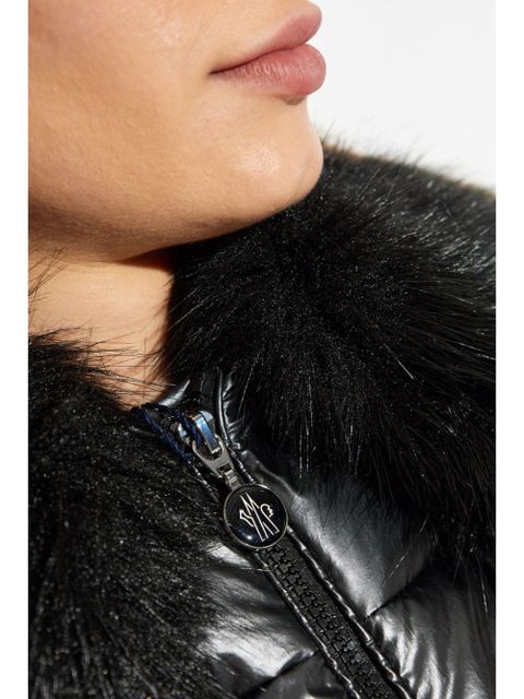 Moncler Anse shearling-collar down vest - Black