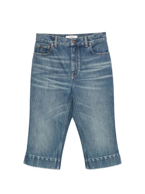 Chloé belt-loop pocket shorts - Blue - zdjęcie produktu nr 1