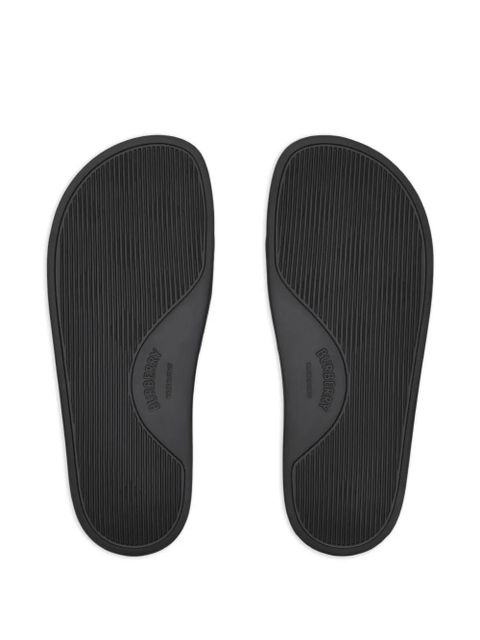 Burberry logo slides - Black