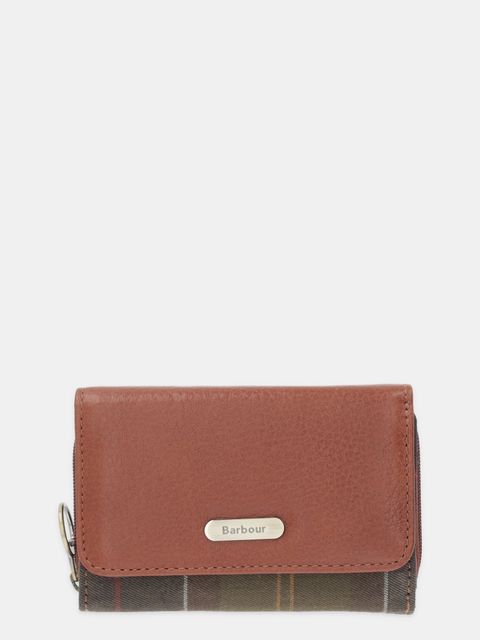 Barbour portfel damski kolor brązowy LLG0036 - zdjęcie produktu nr 1