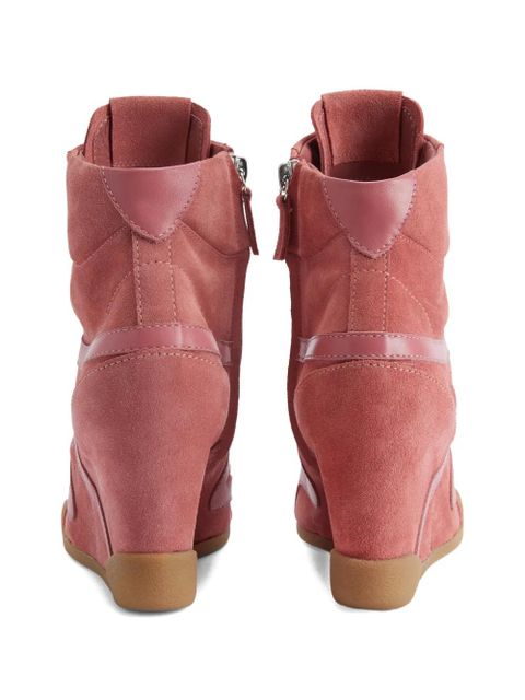 Giuseppe Zanotti wedge-heel sneakers - Pink
