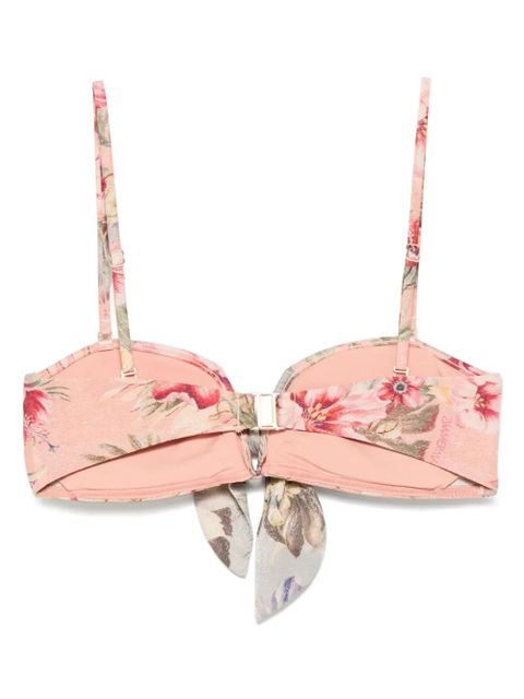 ZIMMERMANN floral print bikini top - Pink - zdjęcie produktu nr 2