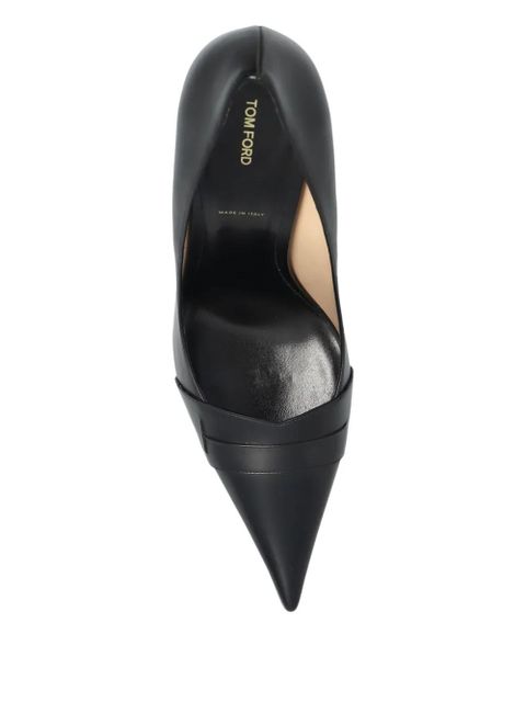 TOM FORD 110mm Eva pointed-toe leather pumps - Black