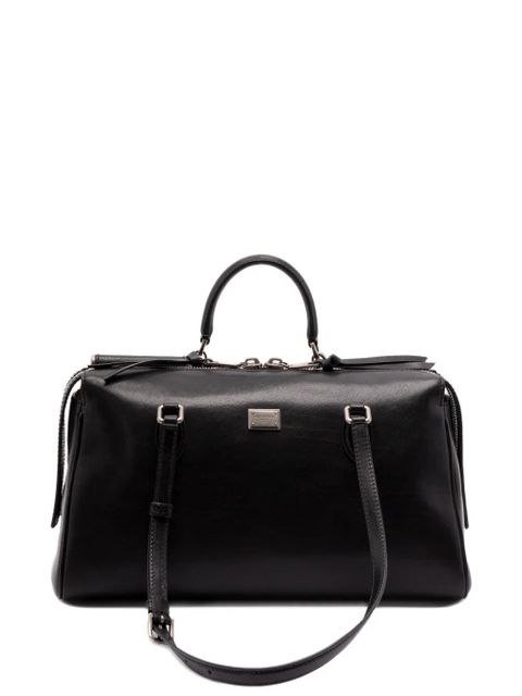 Dolce & Gabbana leather travel bag - Black - zdjęcie produktu nr 1
