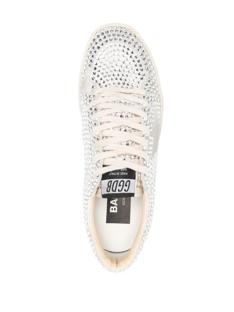 Golden Goose Ball Star rhinestone -embellished suede sneakers - Grey - zdjęcie produktu nr 2